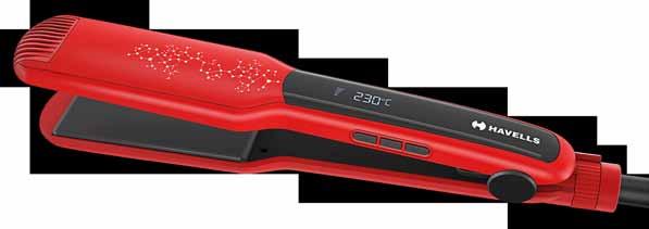 wide plate hair straightener FOR MAGNIFICENT YOU Make the world stop with Havells Wide Plate Hair Straightener.