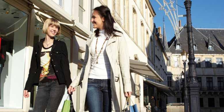 VisitLuxembourg Luxembourg Streets of luxury The upper town of Luxembourg city is a byword for luxury. Locals and visitors wandering around Grand-Rue and Rue Philippe II enter a shopping utopia.