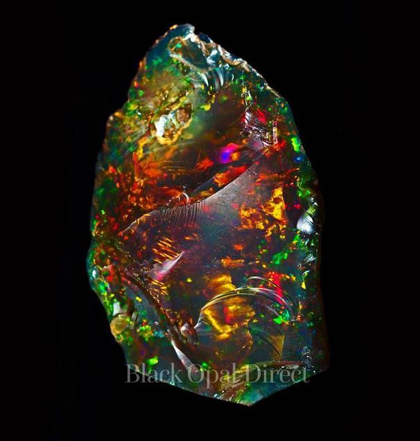 From https://www.opalauctions.com/learn/a-z-of-opals/slovakianopal-information The Largest and Most Significant Black Crystal Ever Found I was like Oh, my god, I found a diamond, said Jillian Kelly.