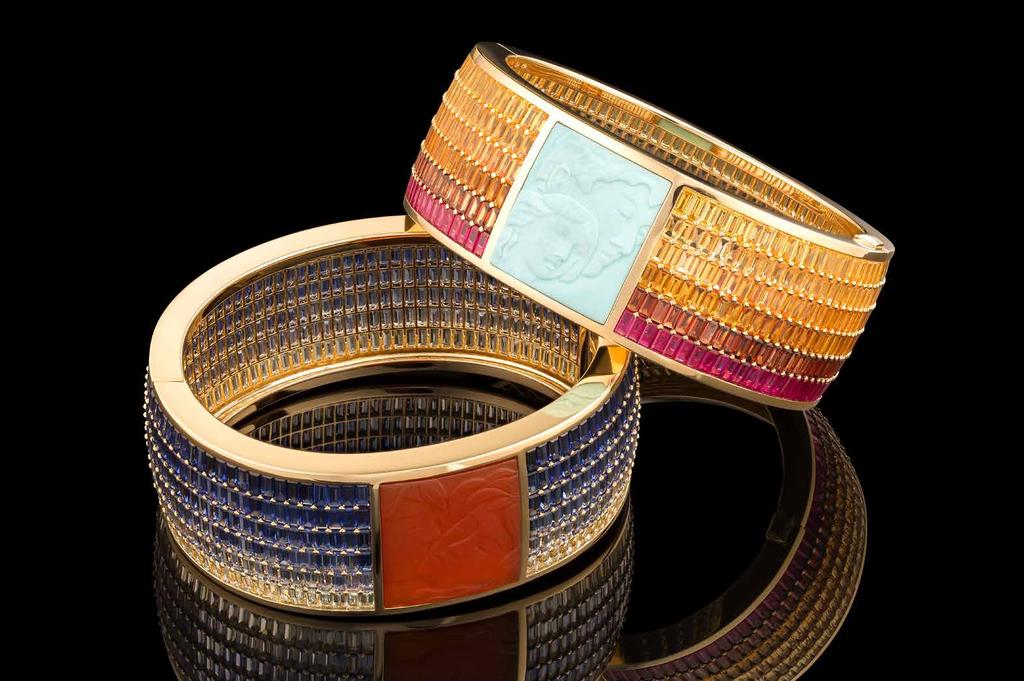 In terms of a more abstract rendering, the Demetrius Et Helena & Lysandre Et Hermia Cuffs straddle the line between oneiric and sculptural.