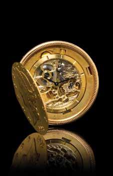 69 An 18 Karat Yellow Gold Key Wound Hunter Case Pocket Watch, Patek Philippe, Circa 1858, 38.