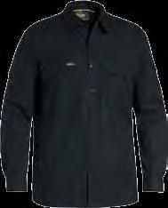 1 X Airflow Ripstop Shirt BS6414 Bisley X Airflow ventilation at multiple heat stress areas Twin chest patch pockets with and hidden phone pouch Twin sleeve patch pocket and flap with pen division