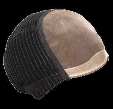 BASIC CAP Basic is a handcrafted cap with a monofilament top section which gives the appearance that the hair is actually growing from the scalp and which allows an excellent ventilation.