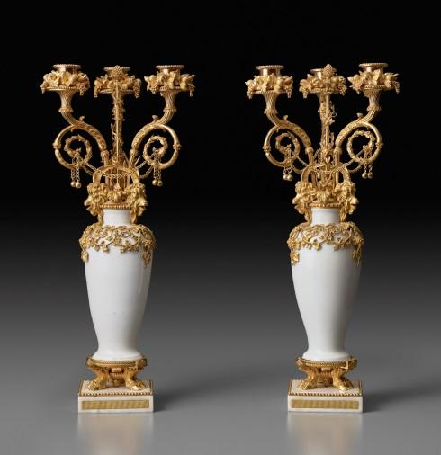 Pair of Vases (detail) Chinese porcelain, 18 th century Bélanger 1782 Celadon