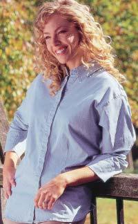 Ladies Denim Cost: $34.00 Button-Up Shirts Denim - Style 5201 Lee Ladies Stretch Denim Shirt. Enjoy the soft comfort of this 6.0 ounce, 98% ringspun cotton/2% spandex top.