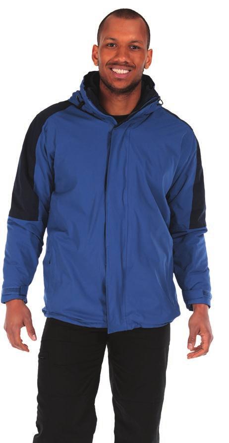 anti-pill Symmetry fl eece : 8; Special Features Concealed hood with adjuster Stormfl ap with hook and loop Adjustable cuffs 2 zipped lower pockets Adjustable shockcord hem Concealed zip