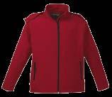 Garment features full front zip, inner storm flap and two