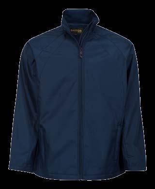 MATCHING RANGE Mens Techno Jacket Tec-JAC Water and wind resistant outer easy care fabric with micro fleece lining for a lightweight and versatile garment.