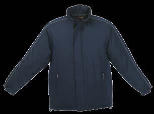 Features a full frontal zip, stormflap with velcro, two nylon