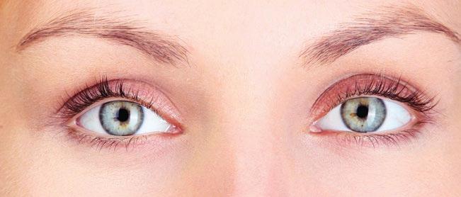 of colorful lashes, 3 types of