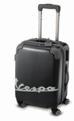 VESPA TRAVEL VESPA TROLLEY Cabin size trolley made of 100% thermomoulded polycarbonate with TSA security lock (mandatory in USA).