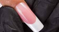 Apply a second layer of White Gel and cure the nails for 30 40 seconds.