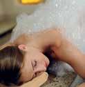 cells, followed by a massage in a cloud of foam, resulting in total relaxation.