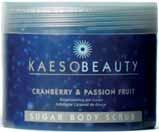 450ml 11382 Kaeso Pomegranate Sugar Bodyscrub to help boost circulation deep within.