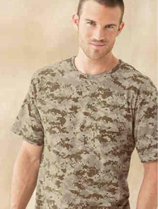 10 Code V Camouflage T-shirt 100% cotton jersey Blue woodland, desert camo, green digital,