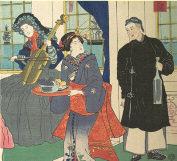 Foreigners in a Drawing Room of a Foreign Merchant s House in