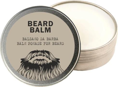 BEARD BALM MOISTURIZING AND SOFTENING BALM FOR BEARD Cod. 1404-50 ml ACTIVE : Provitamine B5 (Panthenol), Xylitol (natural sugar derived from fruits), Betaine (natural sugar derived from sugar beets).