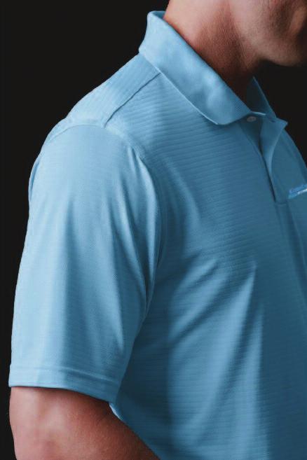 placket Left chest pocket, back box pleat Available colors: Hunter Green, Black, Light Blue, Khaki, White Adidas Golf ClimaCool Horizontal Textured Polo Stay under par in this sport-specific mesh