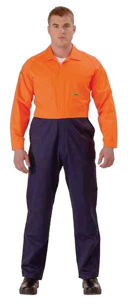 INSECT PROTECTION COVERALL VRC6718 Permethrin Bisley Insect Protection unique treatment that stays effective for up to 100 washes Nylon press stud front and sleeve cuff