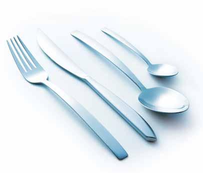 Flatware 18/0 Satineo T7801 8 1/4" Dessert Knife T7808 8 1/4" US Salad Fork T7829 7 1/8" Euro Teaspoon T7810 5 1/2" Dinner Knife (SH) T7804 9 3/8" Demitasse Spoon T7811 4 1/2" T7806 7 1/4" Fish