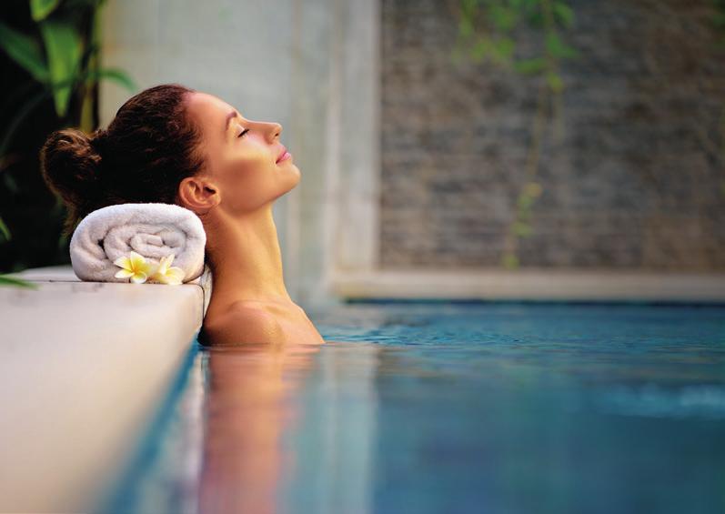 A Unique space for oneself Boost your mood and de-stress your mind in our treatment rooms and leisure facilities.