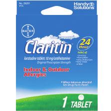 #27316 Claritin 24 Hour Allergy Relief 1 ct.