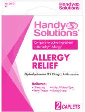 Tray Pack #26342 Handy Solutions Allergy