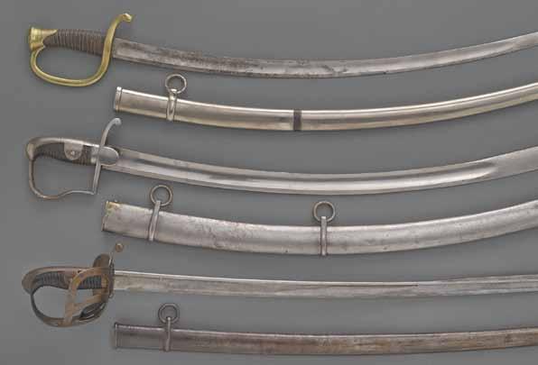 4098 4099 4100 4094 A display of miniature British military swords late 20th century Including five examples, the longest 10 inches, illustrating various types of officer s swords including patterns