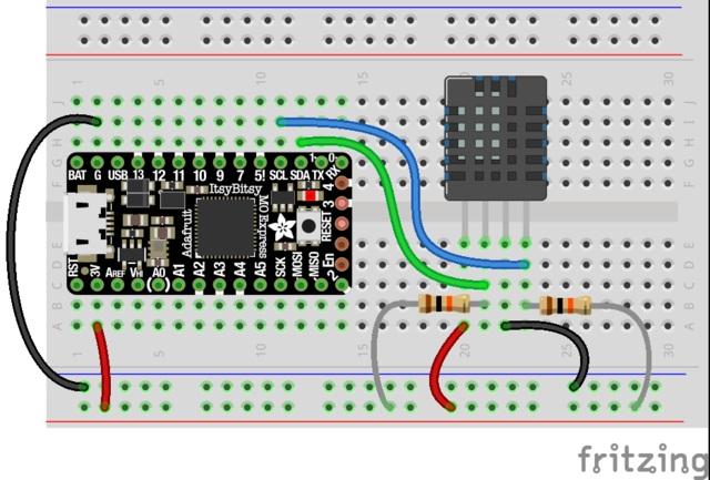 CircuitPython Usage It's easy to use the AM2320 sensor with CircuitPython and the Adafruit CircuitPython AM2320 module.