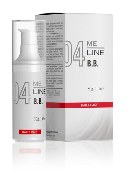 DAILY CARE meline 04 b.b. Airless 30 g., 1.05 oz. High tolerance skin Pigments, Sunscreens with UVA and UVB 