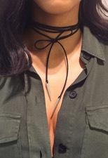 Choker necklaces-highlighting your neck.