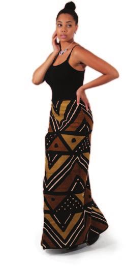 16 Experience Authentic Mudcloth Hand-crafted, Hand-Painted Designs of African Artisans. Colors and Designs Always Vary. Hand-Made Mudcloth Wrap Skirt This skirt was made using natural dyes and muds.