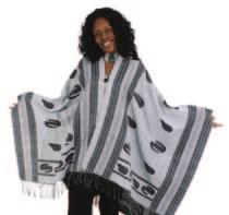 44 Other colors: & Silver Brown Gray REVERSIBLE Reversible Poncho: