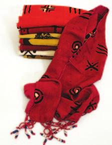 Hand-Crafted Mudcloth Scarf These hand-made mudcloth scarves are one of the