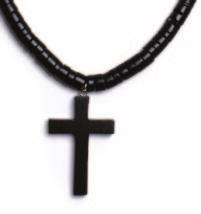 Leather necklace is