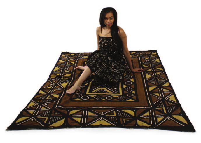 Each piece of mudcloth is hand spun, hand woven, and hand painted in Mali, West Africa M-F130 why you love it Wow!