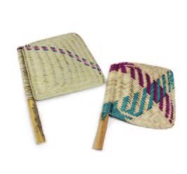 M-W083 Hand Woven Fans Hand made in