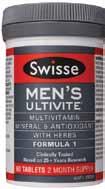 99 V Swisse Vitamin D 60 Capsules, Swisse Men s Deodorant 125ml, Swisse Hand Cream 100ml or