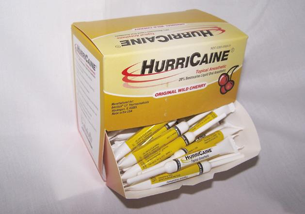 S14:3 7540 171009 ANESTHETICS: TOPICAL Topical Anesthetic Gel from Hurricaine Topical Anesthetic Liquid from Hurricaine 131118 Price update for # 0283-0569-72 140116 2014