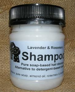 -------------------------------Hair & Body Products---------------------------- Hair Shampoo: Lavender & Rosemary 250ml Most commercial hair shampoos are detergent-based.