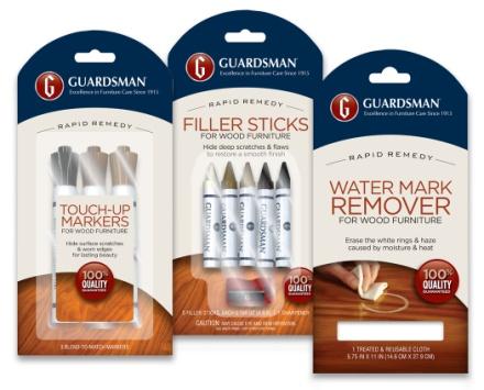 Guardsman Wood Repair & Touch-Up Touch-Up Markers: Conceals damage by restoring color to worn edges, corners, and individual surface scratches Developed in collaboration w/ furniture manufacturers