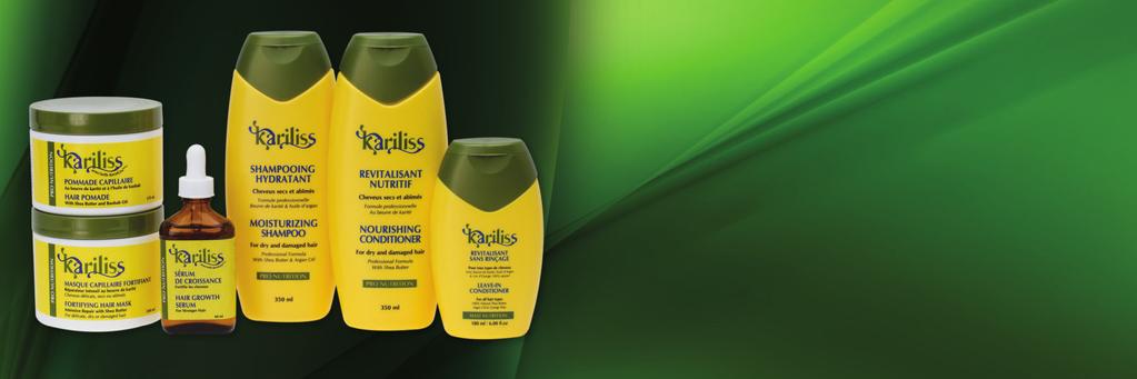 Kariliss is a natural hair care line entirely designed in Canada and focusing on organic Shea Butter, known as one of the most complete ingredients for its moisturizing, nourishing, protecting and