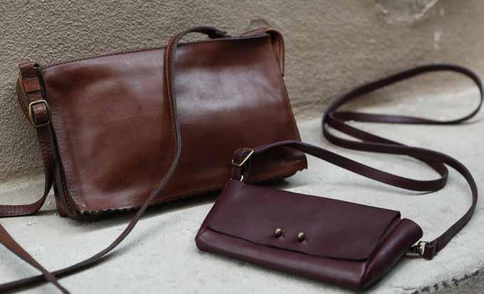 Daniella Leather Crossbody Bag,