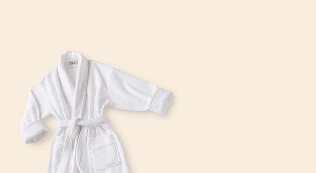 MINi Stripe The mini stripe robe is 100% combed cotton in
