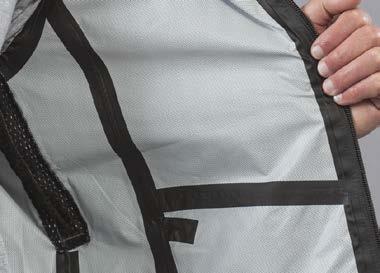 coated reverse coil front zipper, zipper hand pockets