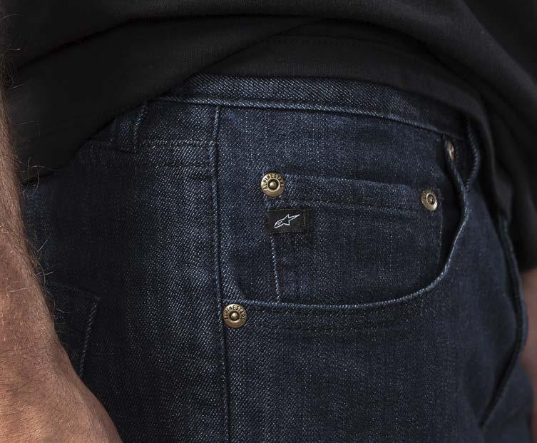 stretch twill denim Classic five pocket styling with zip fly