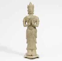 In the style of the 15th c. Sitting in padmasana on a lotus base, with his right in bhumisparsa mudra. H.32.1cm. -Private collection California, USA.