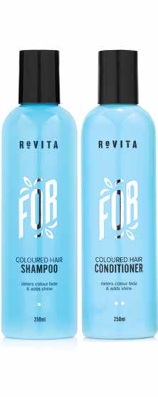 SHAMPOO + CONDITIONER RANGE REVITA FOR BLONDE Meticulously formulated to brighten BLONDE tresses.