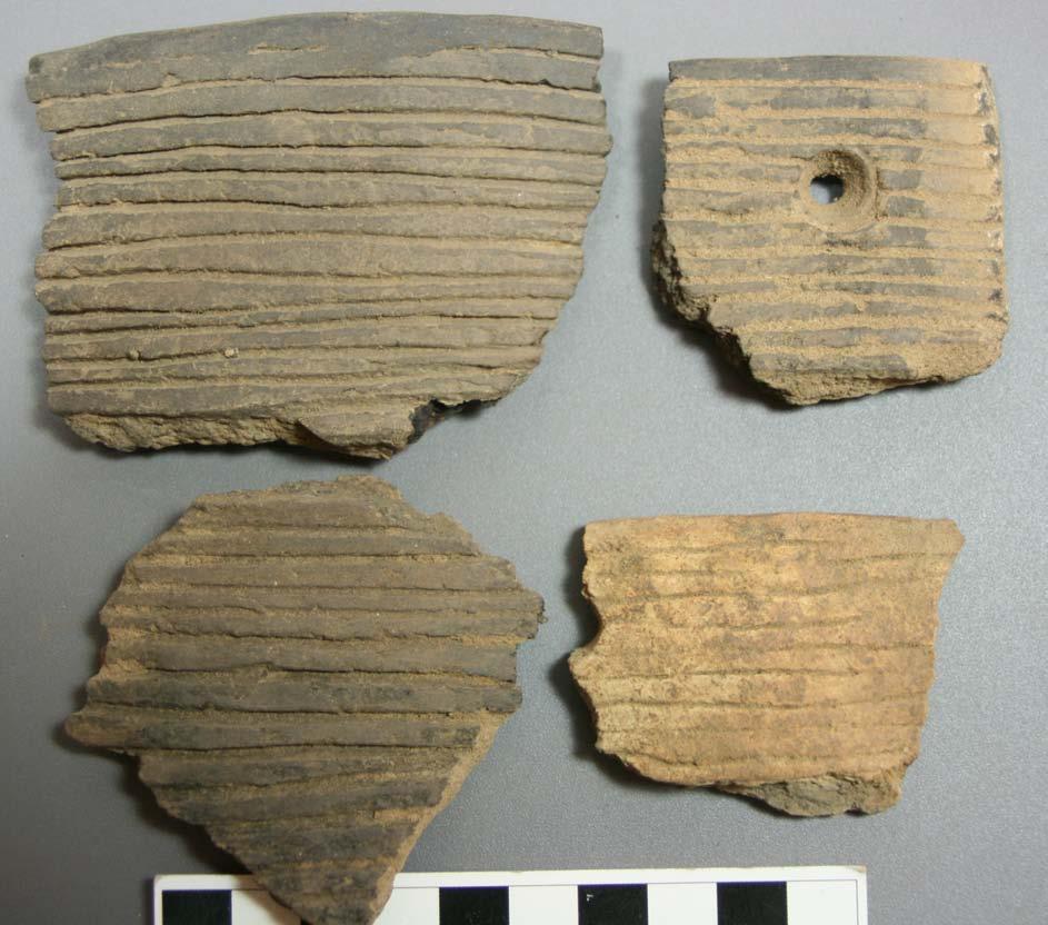 Journal of Northeast Texas Archaeology 35 (2011) 15 a b c d Figure 2. Closely-spaced horizontal incised rim sherds: a, d, rim sherds; b, rim sherd with suspension hole; c, body sherd.