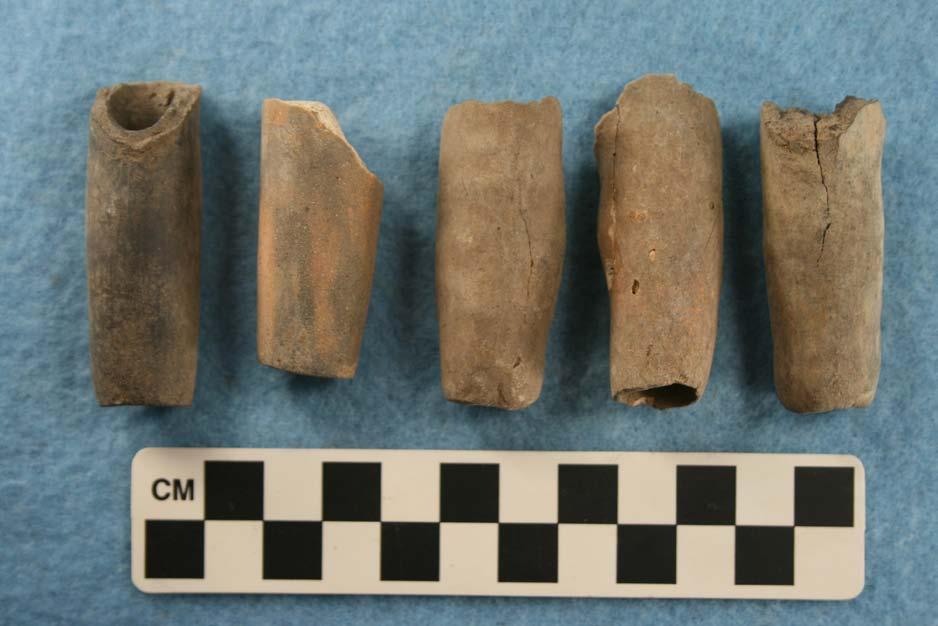 12. Group H plain stem sherds from